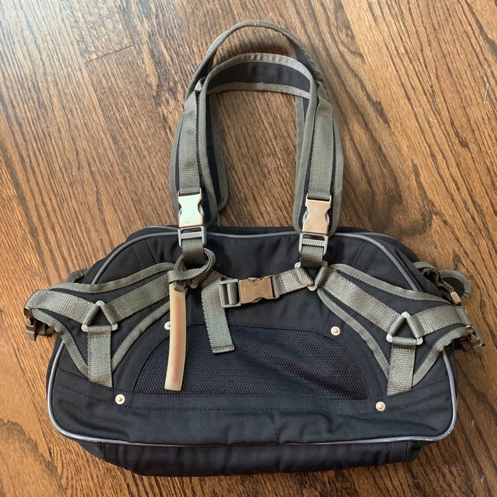 Prada Tecno Canvas Nylon Handbag